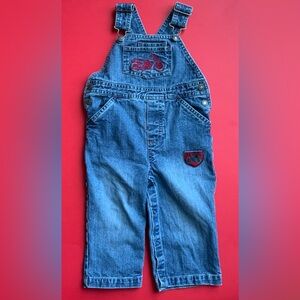 Vintage 90s Blue Denim Kids Overalls